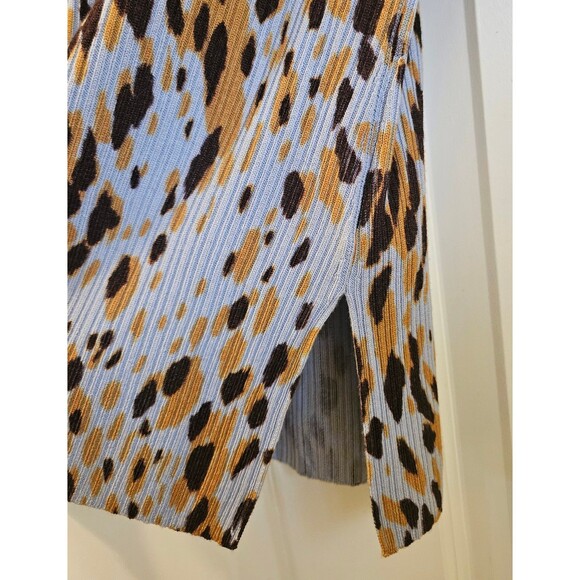 BOSS HUGO BOSS Sweater New w/ Tags Merino Superfine Wool So Soft Size XS Leopard - Picture 5 of 7